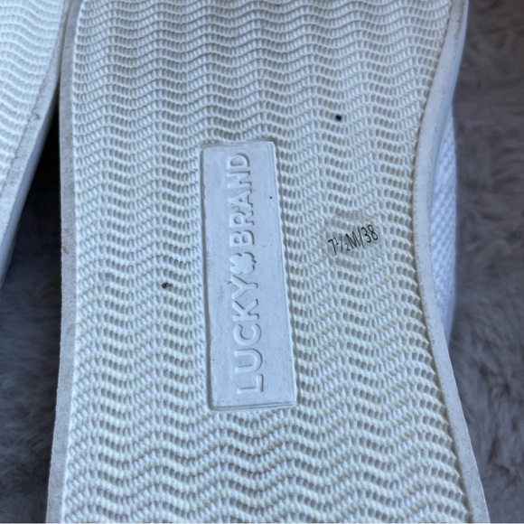 Lucky Brand Women's White Slip-On Shoes size 7.5 - Picture 6 of 7